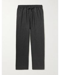 Umit Benan B+ Umit Benan B - Cashmere And Silk-blend Twill Pyjama Trousers - Grey