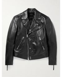 Tom Ford - Slim-fit Full-grain Leather Biker Jacket - Lyst