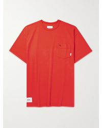 WTAPS - Logo-Embroidered Cotton-Blend Jersey T-Shirt - Lyst