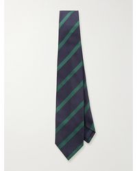 Drake's - 7Cm Striped Silk Tie - Lyst