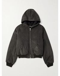 Our Legacy - Bank Cotton-corduroy Hooded Jacket - Lyst
