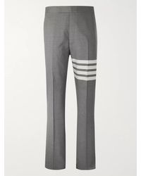 Thom Browne - Slim-Fit Tapered Striped Wool Suit Trousers - Lyst