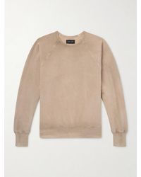 Les Tien - Heavyweight Structured-Fleece Cotton-Jersey Raglan Sweatshirt - Lyst