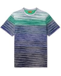 Missoni - Space-dyed Dégradé Cotton-jersey T-shirt - Lyst