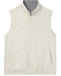 Canali - Reversible Shell Gilet - Lyst