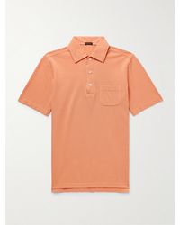 Rubinacci - Slim-fit Cotton-piqué Polo Shirt - Lyst