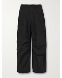 Amomento - Pantaloni a gamba larga in micro-ripstop di misto nylon con pinces - Lyst