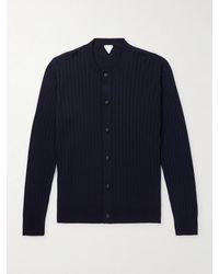 Bottega Veneta - Ribbed Wool Cardigan - Lyst