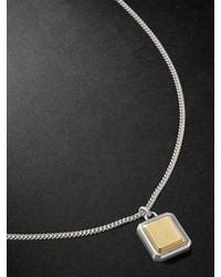 MAOR - Pira Gold And Silver Necklace - Lyst