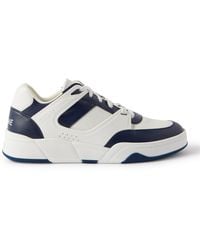 Celine - Ct-07 Rubber-Trimmed Leather Sneakers - Lyst
