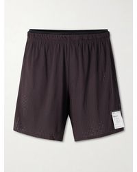 Satisfy - Straight-Leg Logo-Appliqu&Eacute;D 5&Quot; Space‑O&Trade; Shorts - Lyst