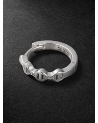Hoorsenbuhs - 18-Karat Diamond Single Hoop Earring - Lyst