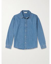 FRAME - Classic Denim Shirt - Lyst