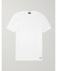 ZEGNA - T-Shirt aus Stretch-Baumwoll-Jersey - Lyst