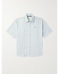 Acne Studios - Sarlie Logo-appliquéd Striped Cotton Shirt - Lyst