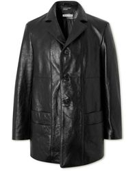 Enfants Riches Deprimes - Go To Dallas And Take A Left Distressed Paneled Leather Jacket - Lyst