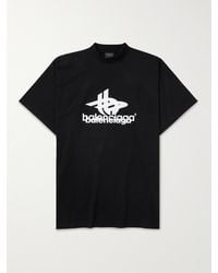 Balenciaga - Layered Raffia T Shirt. - Lyst