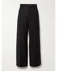 Our Legacy - Sailor Wide-leg Crinkled-twill Trousers - Lyst