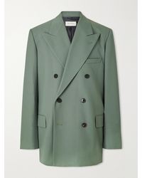 Dries Van Noten - Bosier Double-Breasted Wool-Gabardine Blazer - Lyst