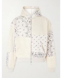 Kapital - Panelled Bandana-print Cotton-jersey And Quilted Shell Hoodie - Lyst