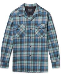 Pendleton - Checked Cotton-flannel Shirt - Lyst