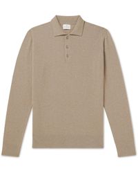 Kingsman - Wade Merino Wool And Cashmere-blend Polo Shirt - Lyst