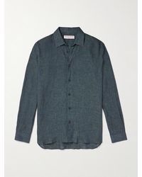 Orlebar Brown - Justin Linen Shirt - Lyst
