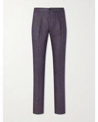 Rubinacci - Straight-leg Linen Trousers - Lyst