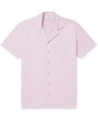Orlebar Brown - Travis Slim-fit Camp-collar Cotton-blend Shirt - Lyst