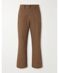 Margaret Howell - Mhl. Simple Straight-Leg Cotton-Drill Trousers - Lyst