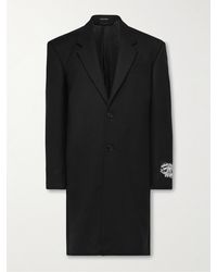 Acne Studios - Oversized Logo-Appliquéd Wool-Twill Blazer - Lyst