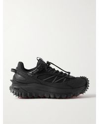 Moncler - Trailgrip Gtx Leather-trimmed Ripstop And Canvas Sneakers - Lyst