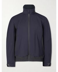 Sease - Wind Seeker Pinstriped Virgin Wool-blend Jacket - Lyst