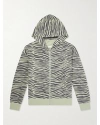 Visvim - Jumbo Printed Cotton Zip-up Hoodie - Lyst