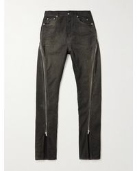 Rick Owens - Bolan Zip-detailed Flared Jeans - Lyst