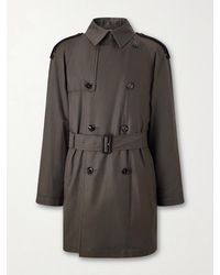 Burberry - Belted Cotton-Gabardine Trench Coat - Lyst