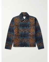 NN07 - Gael 80267 Wool-blend Jacquard Jacket - Lyst