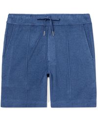 Tom Ford - Straight-leg Cotton-terry Drawstring Shorts - Lyst