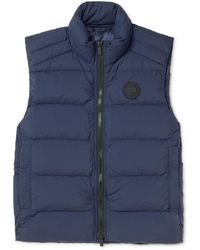 Canada Goose - Crofton Slim-fit Logo-appliquéd Quilted Enduraluxe® Down Gilet - Lyst
