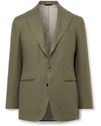 Saman Amel - Unstructured Linen Suit Jacket - Lyst