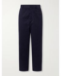 Sease - Chino Tech Straight-Leg Cotton-Blend Twill Trousers - Lyst