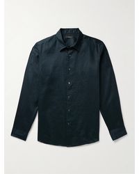 Theory - Camicia in lino Irving - Lyst