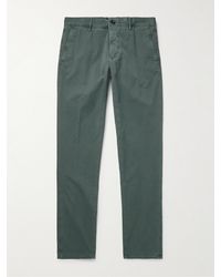 Incotex - Schmal geschnittene Hose aus Panama-Canvas aus Stretch-Baumwolle - Lyst