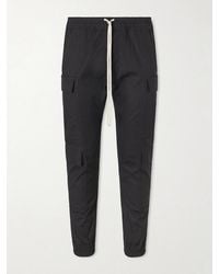 Rick Owens - Mastodon Megacargo Slim-fit Tapered Organic Cotton-blend Poplin Trousers - Lyst