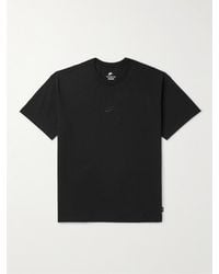 Nike - Sportswear Premium Essentials T-Shirt aus Baumwoll-Jersey mit Logostickerei - Lyst