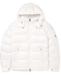 Moncler - Maya Logo-appliquéd Quilted Glossed-shell Hooded Down Jacket - Lyst