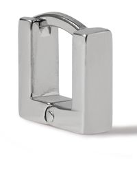 Miansai - Scatola Huggie Logo-engraved Sterling Silver Single Hoop Earring - Lyst