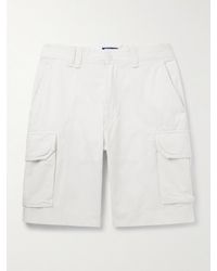 Polo Ralph Lauren - Shorts cargo a gamba dritta in twill di cotone stonewashed Gellar - Lyst