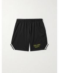 GALLERY DEPT. - Venice Court Wide-Leg Logo-Print Webbing-Trimmed Mesh Shorts - Lyst