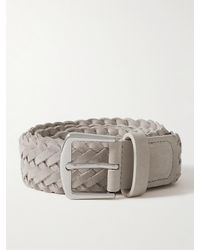 Loro Piana - 4Cm Woven Suede Belt - Lyst